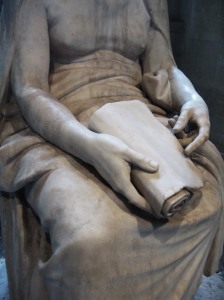 Female philosopher statue from the Louvre.